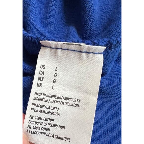 American Eagle Men's Royal Blue Polo Shirt Large - Picture 6 of 6